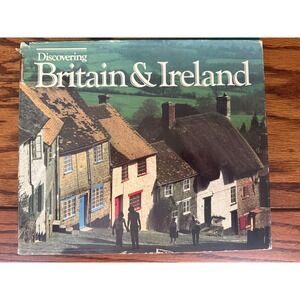National Geographic Discovering Britain & Ireland Book 1985 Vintage Hardcover